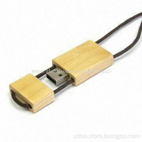 Bootable USB Flash Drive in Wooden Design with 1 to 32GB Capacity, Free Sample